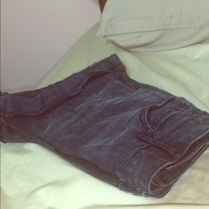 Hollister  high-rise black shorts